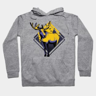 Elk sweden in the nature Hoodie